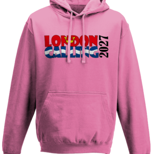 LC27 Hoodie Front & Compass Back Print (black text)