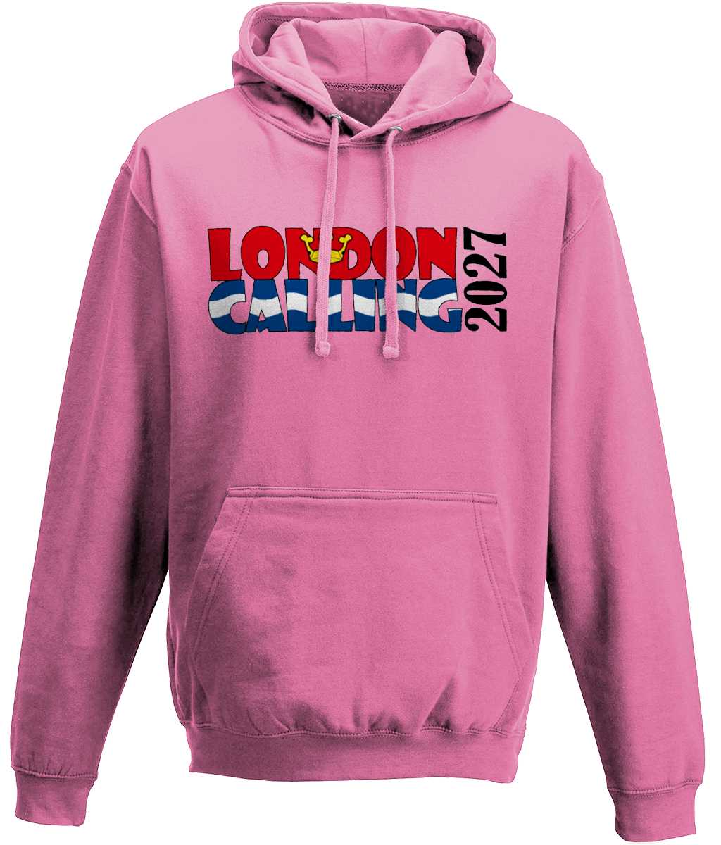 LC27 Hoodie Front & Compass Back Print (black text)